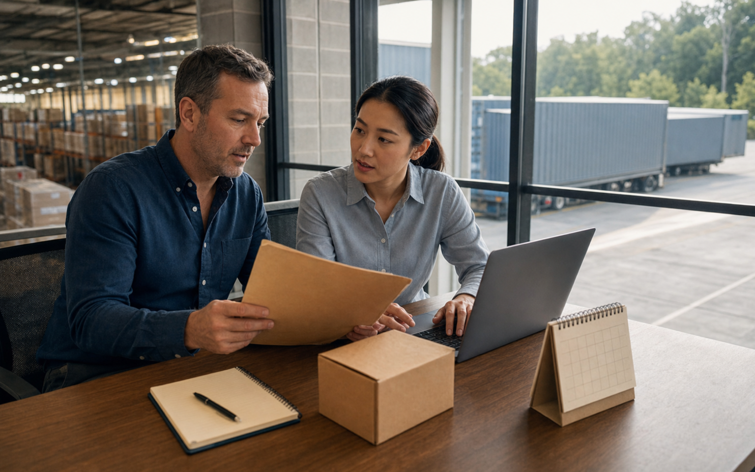 Importer reviewing freight, insurance and inventory impacts of a longer route