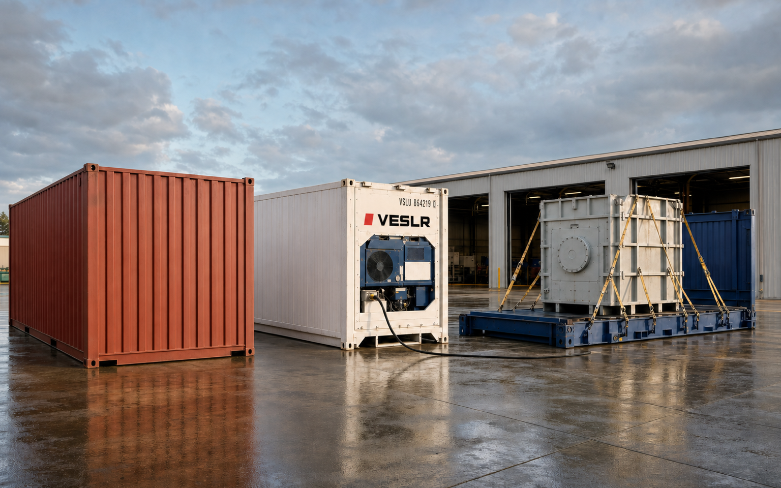 Dry, refrigerated and special containers represented in a lease portfolio