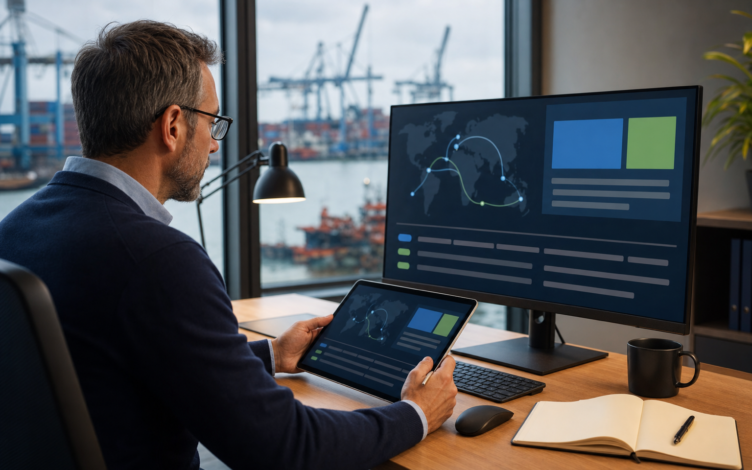 Freight buyer reviewing EU ETS voyage scope and carbon surcharge lines